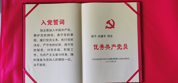 不忘初心，牢记使命--人生就是博-尊龙凯时光电工业园联合支部委员会受到表彰